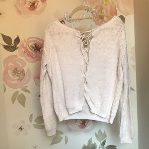 Cream sweater